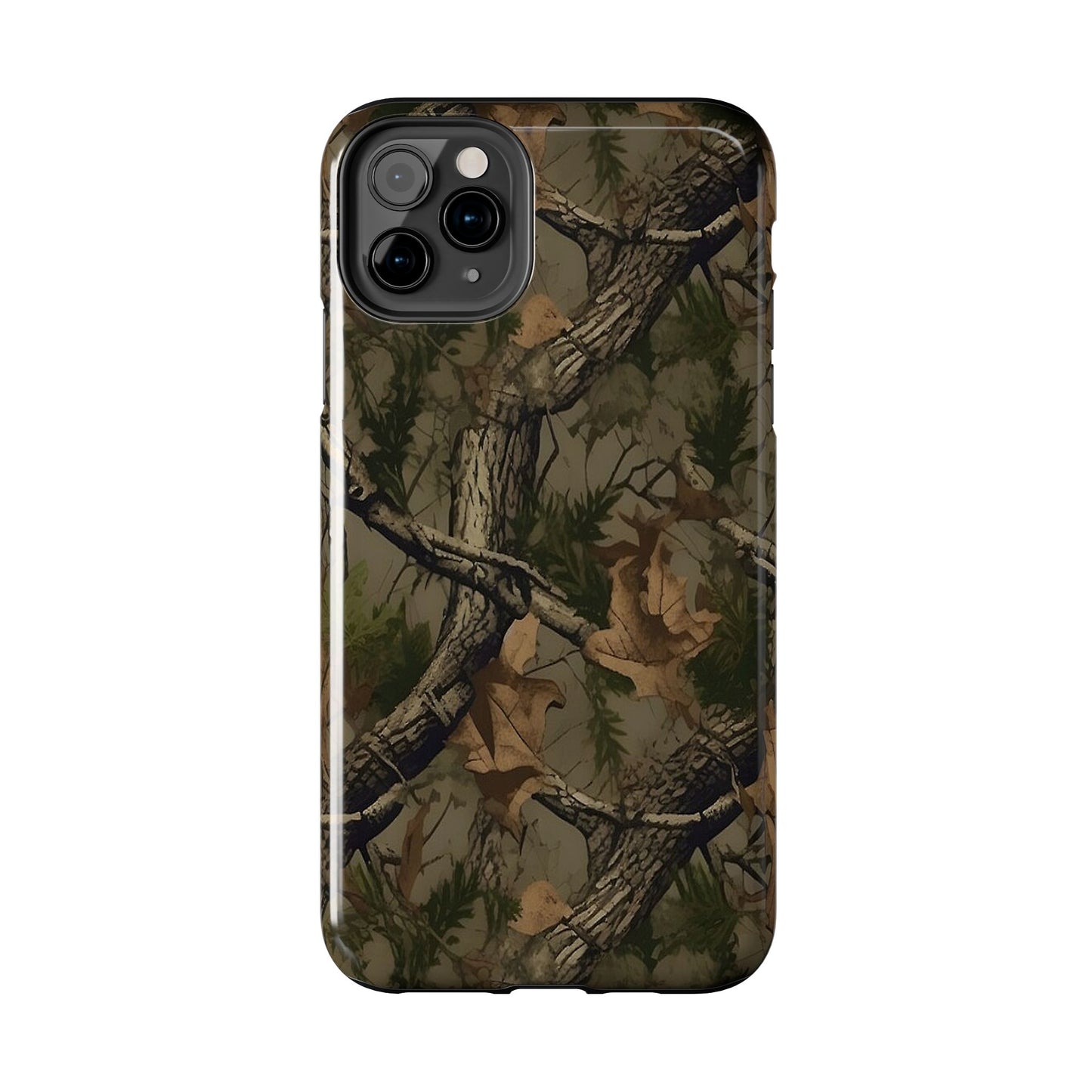 Camouflage Tree Pattern Tough Phone Case