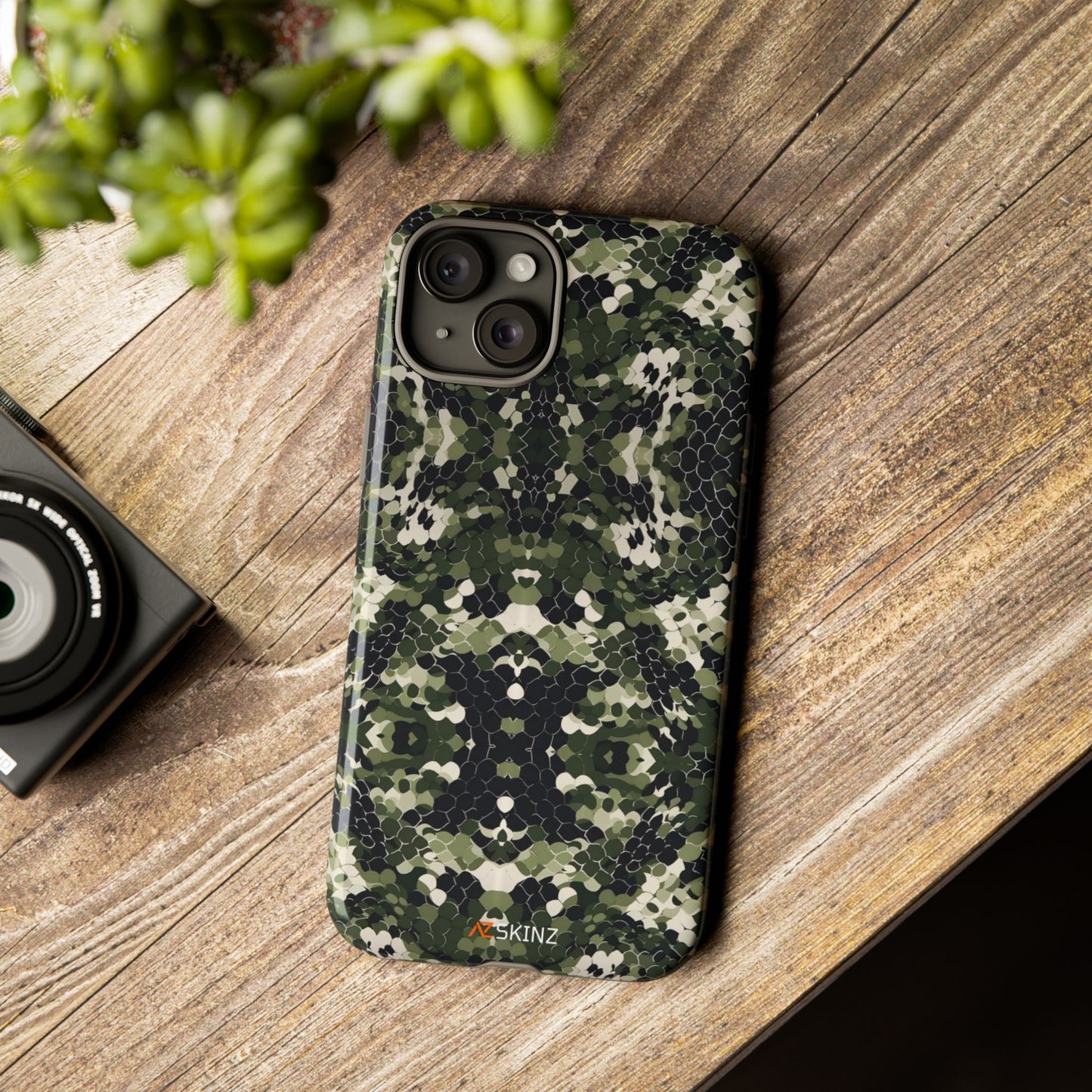seamless camo tough phone case