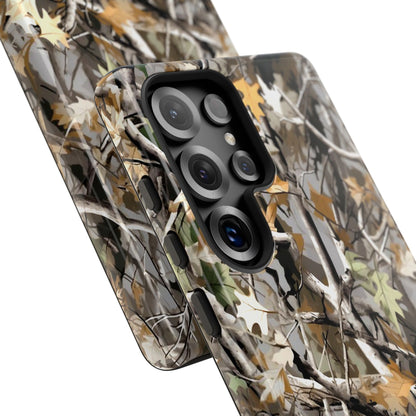 Camouflage Tree Hunting Tough Phone Case