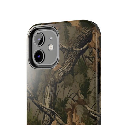 Camouflage Tree Pattern Tough Phone Case