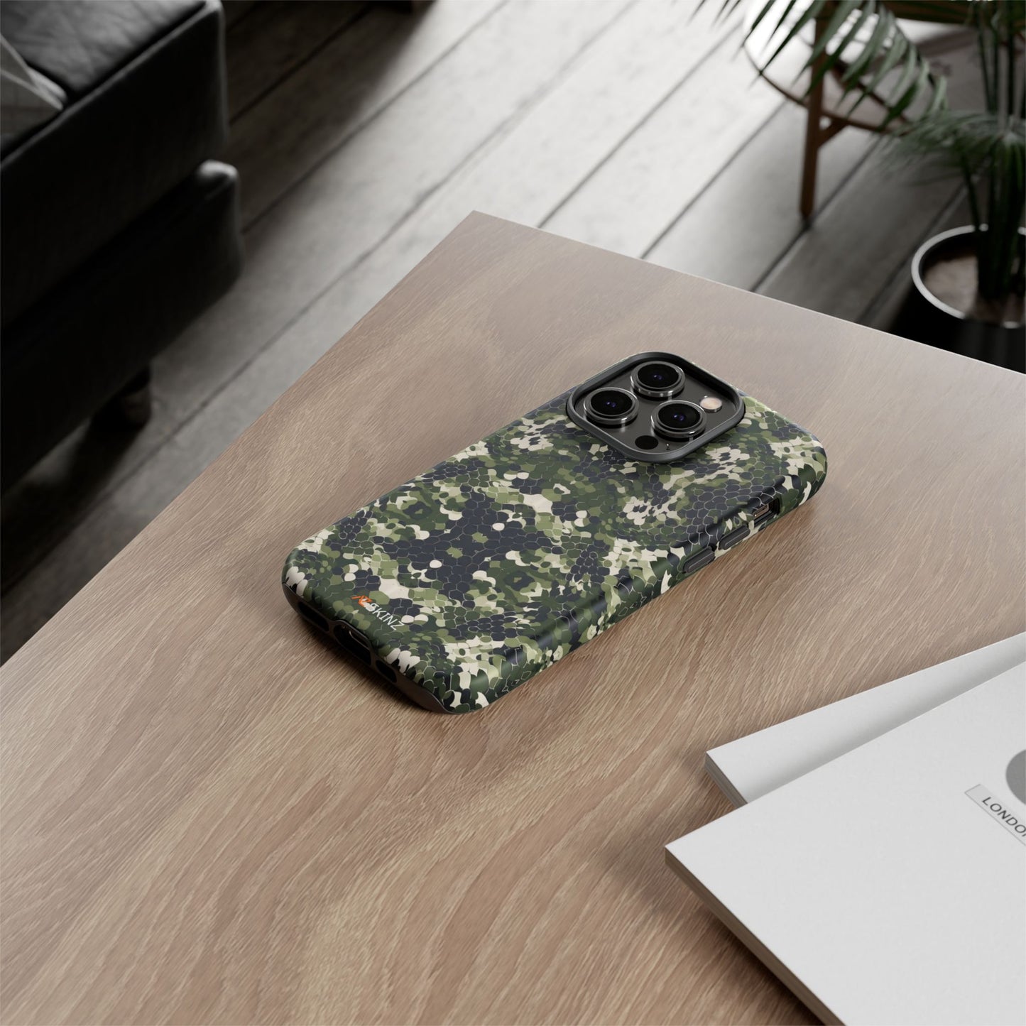 seamless camo tough phone case