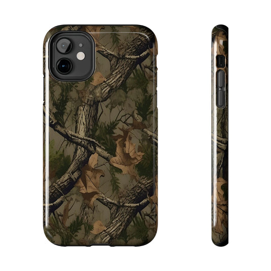 Camouflage Tree Pattern Tough Phone Case