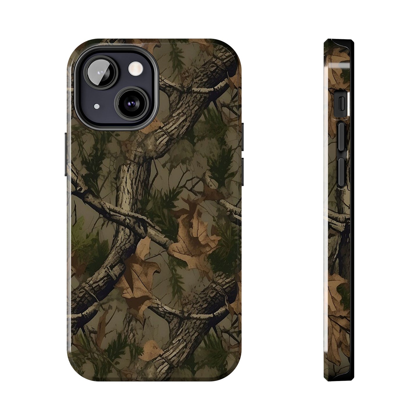 Camouflage Tree Pattern Tough Phone Case