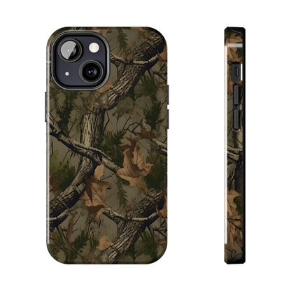 Camouflage Tree Pattern Tough Phone Case