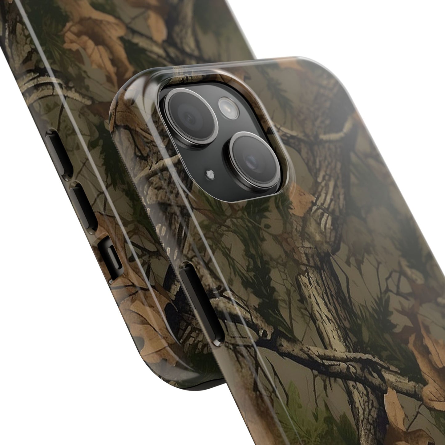 Camouflage Tree Pattern Tough Phone Case