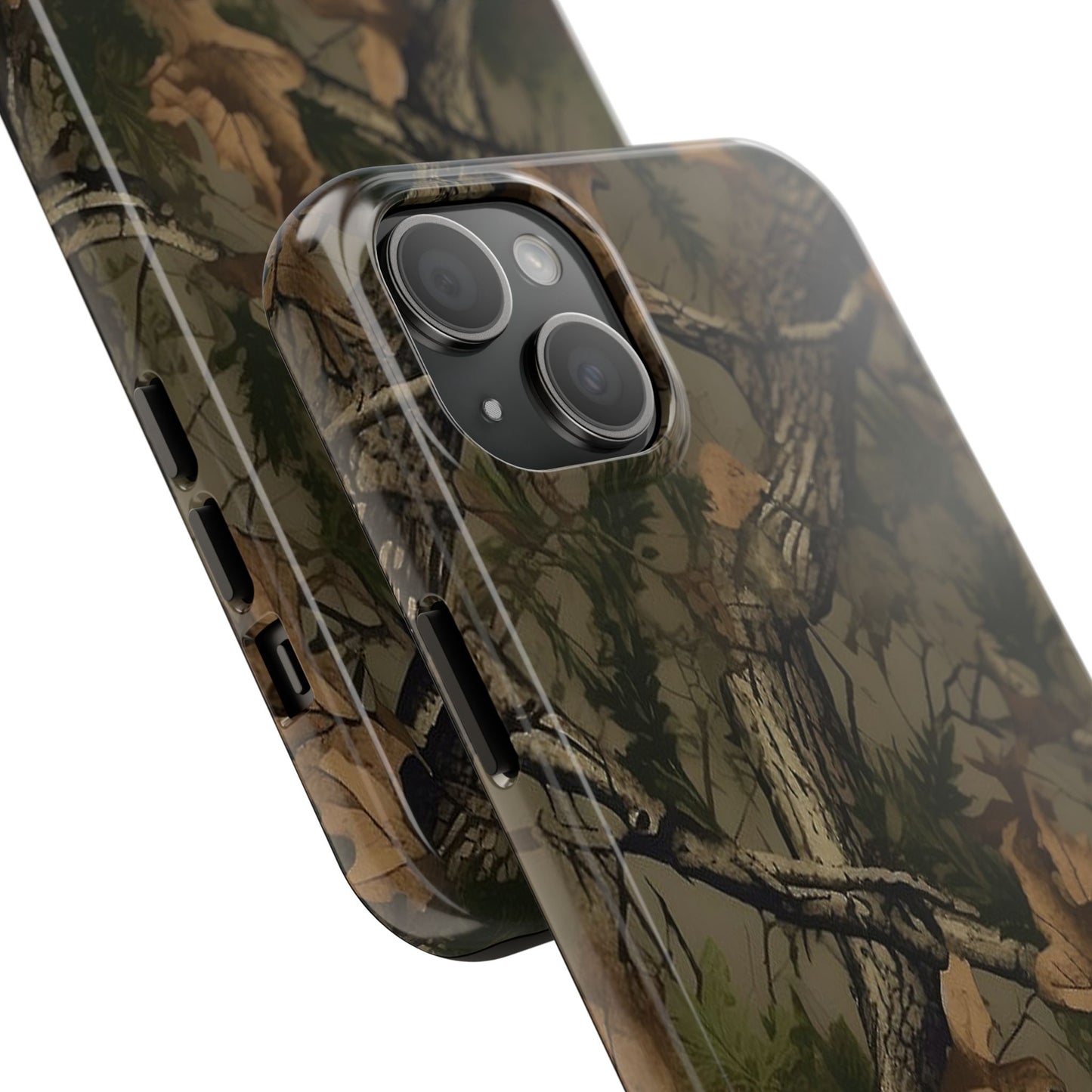 Camouflage Tree Pattern Tough Phone Case