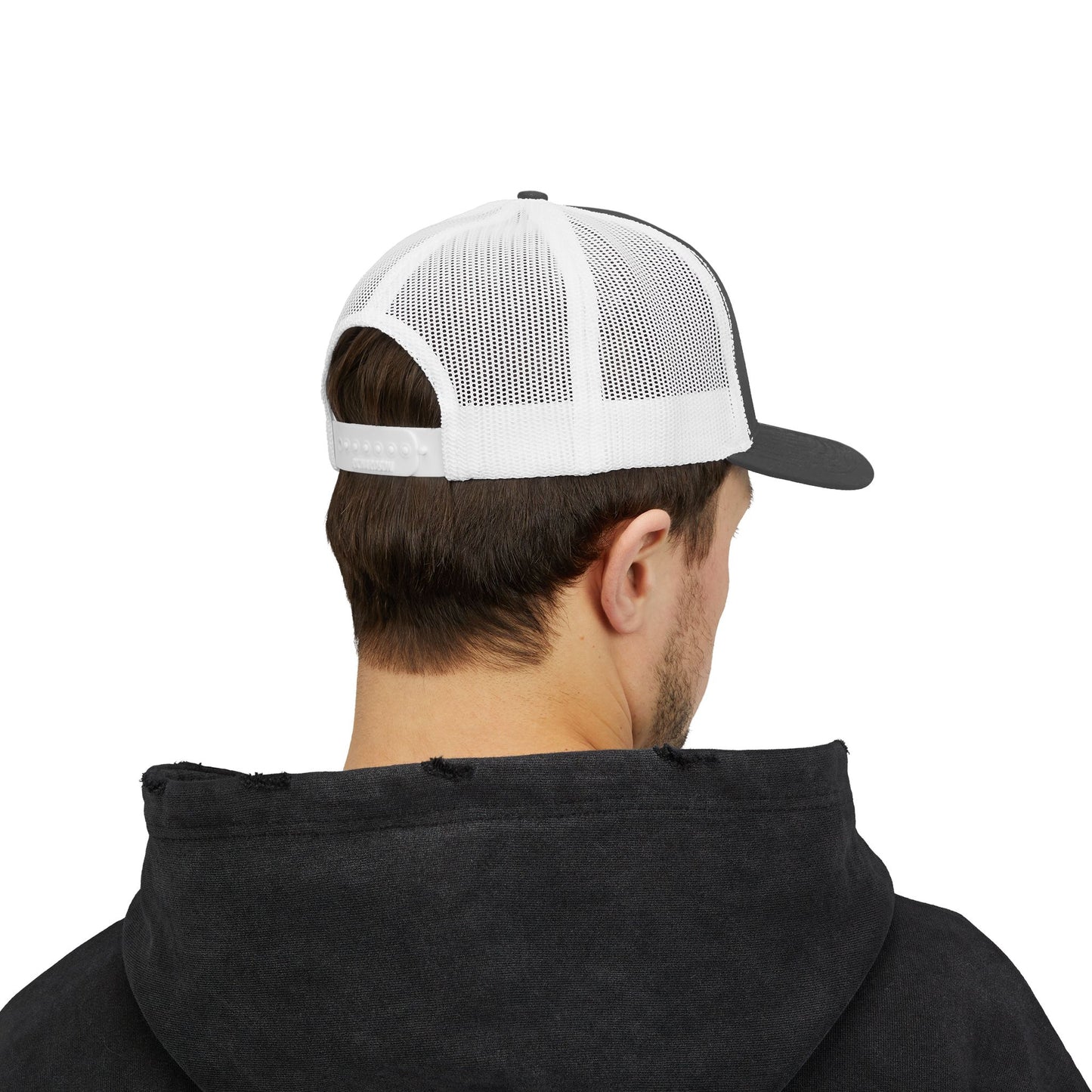 Mountain Trout Flat Brim Trucker Cap