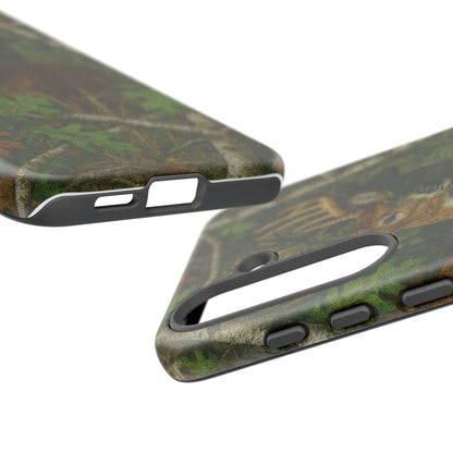 Deer Vintage Tree Camouflage Tough Phone Case