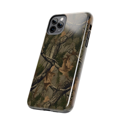 Camouflage Tree Pattern Tough Phone Case