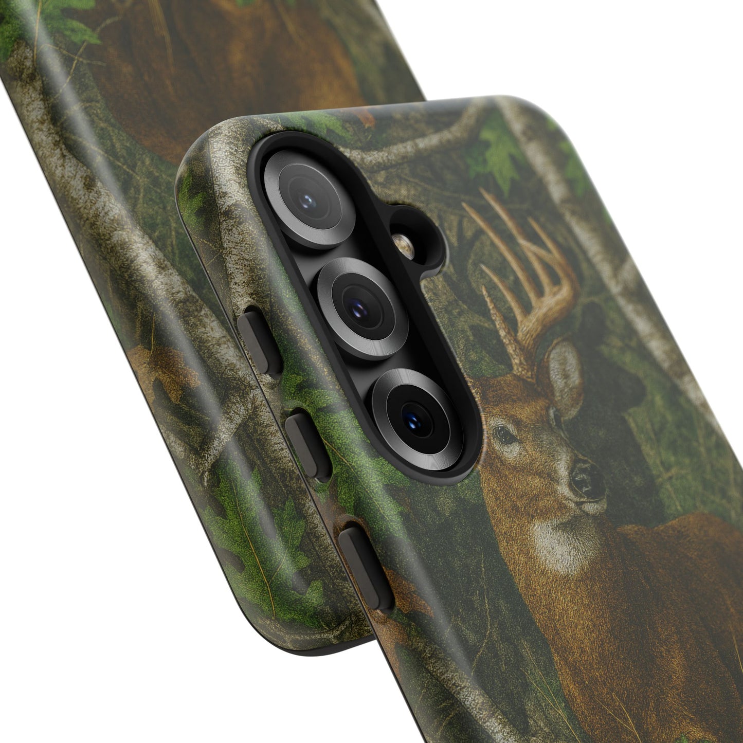 Deer Vintage Tree Camouflage Tough Phone Case
