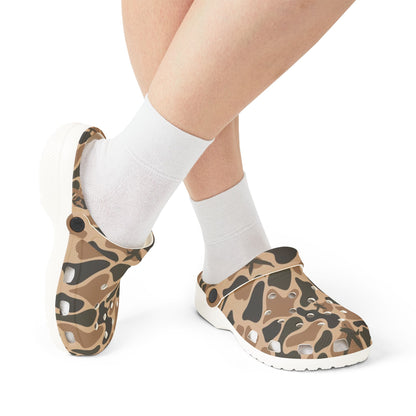 Old School Camo EVA Foam Slip-On Shoes