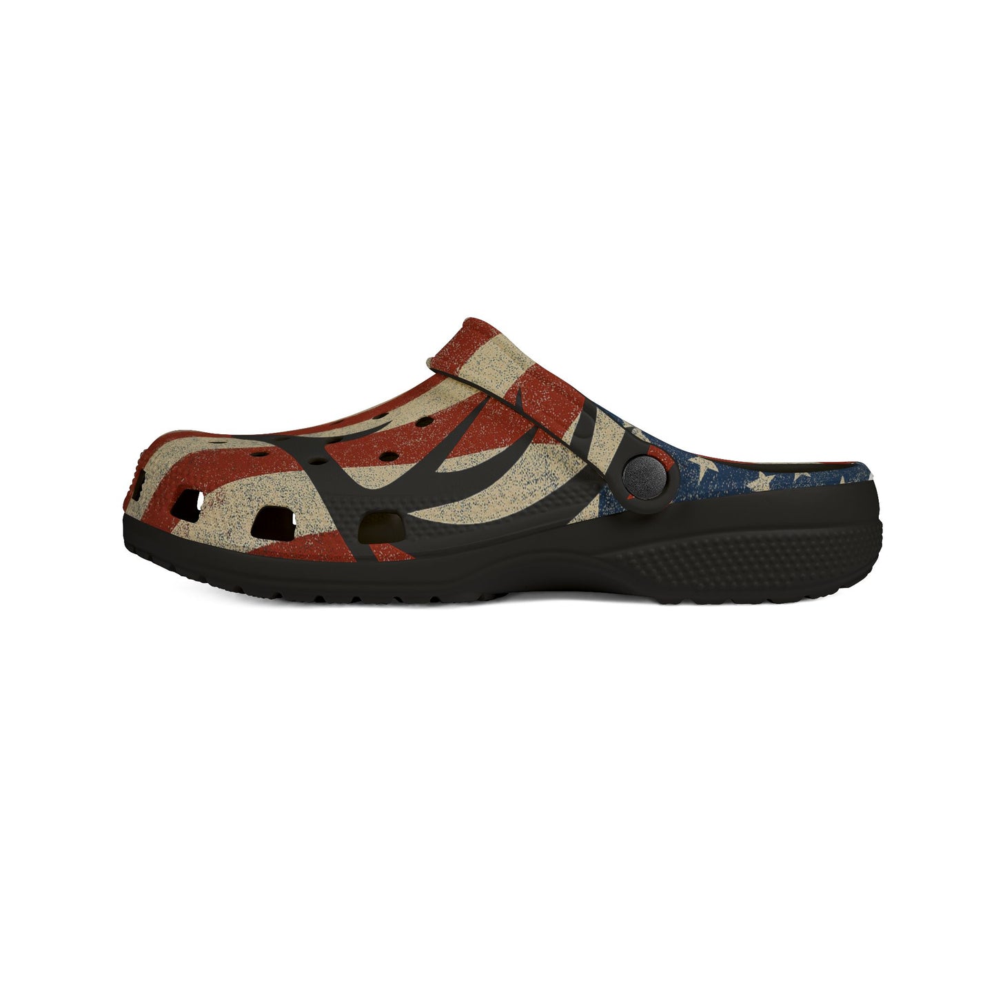 Deer Patriotic EVA Foam Rubber Shoes