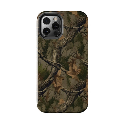 Camouflage Tree Pattern Tough Phone Case
