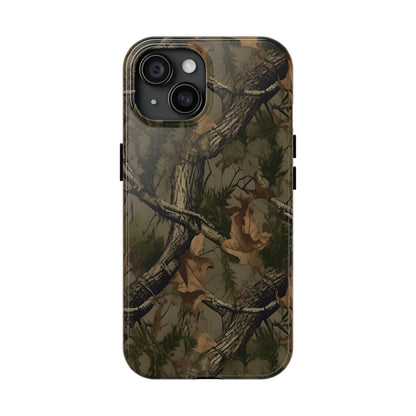 Camouflage Tree Pattern Tough Phone Case