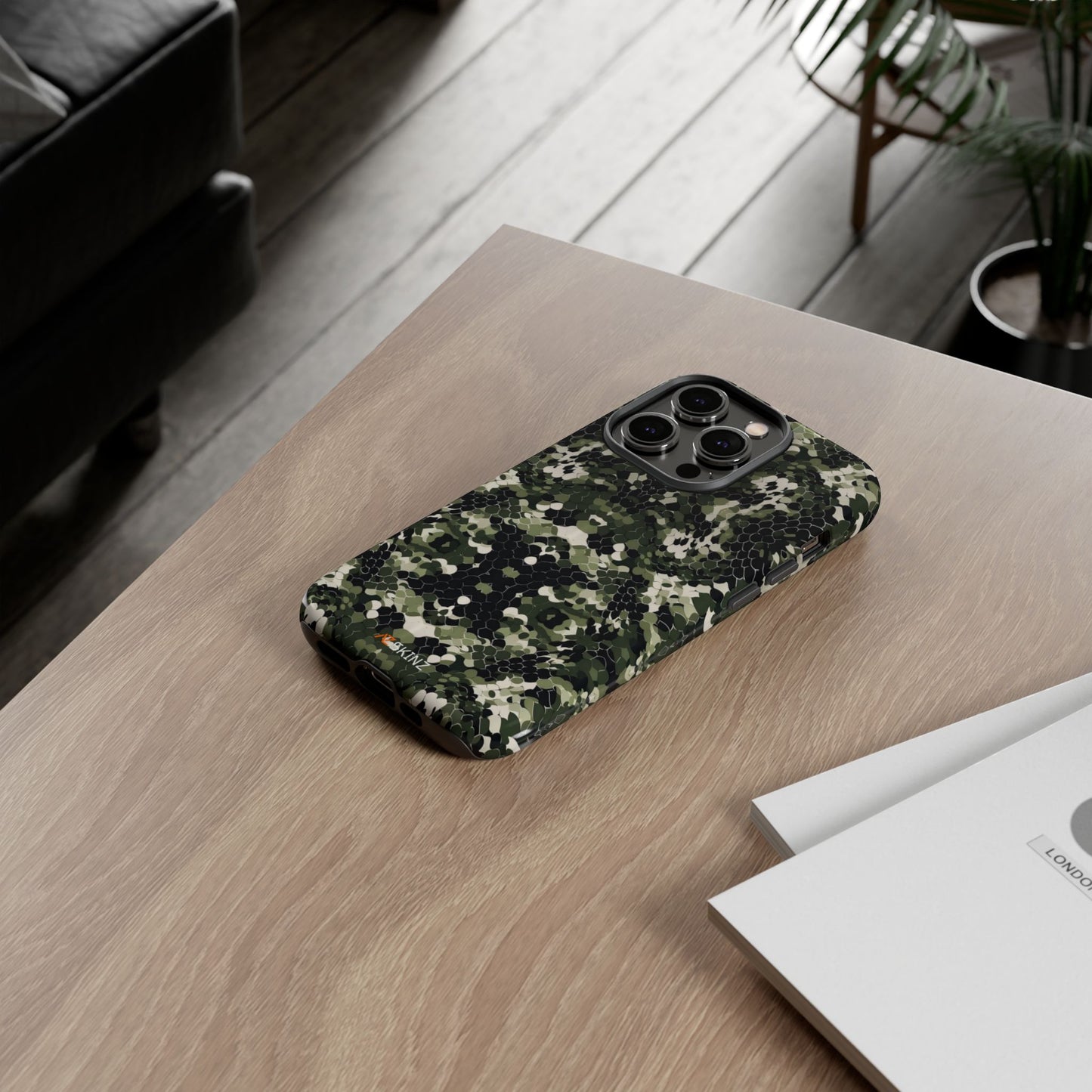 seamless camo tough phone case