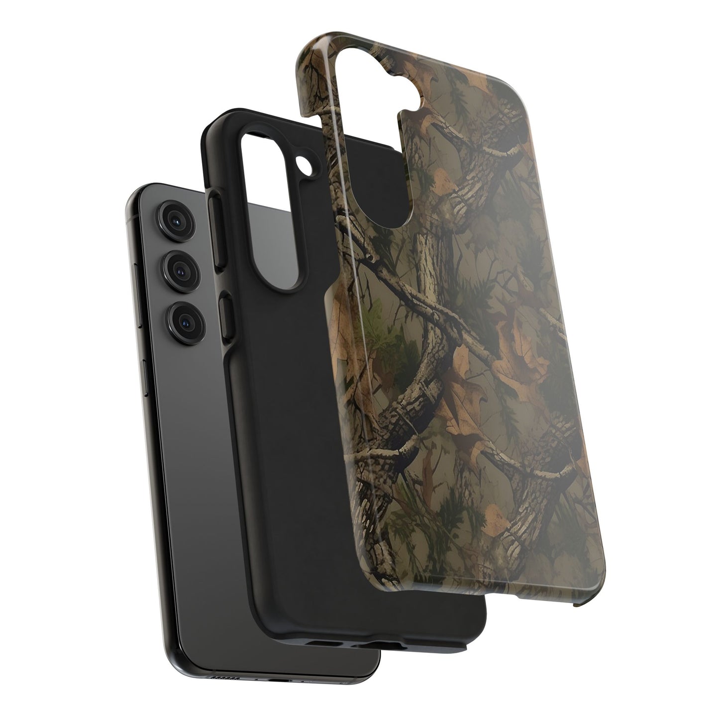 Camouflage Tree Pattern Tough Phone Case