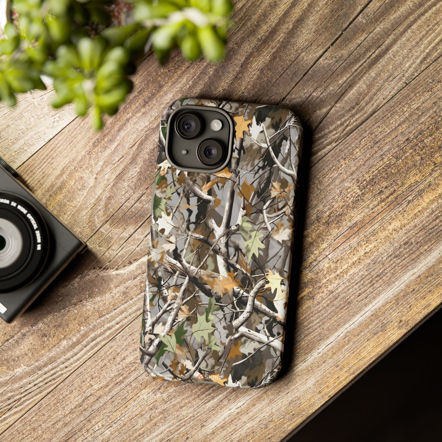 Camouflage Tree Hunting Tough Phone Case