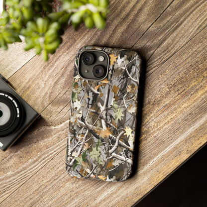 Camouflage Tree Hunting Tough Phone Case