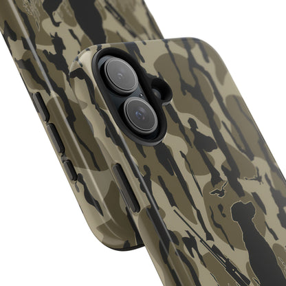 VINTAGE DUCK HUNTING CAMO TOUGH PHONE CASE – DOG HUNTER GIFT