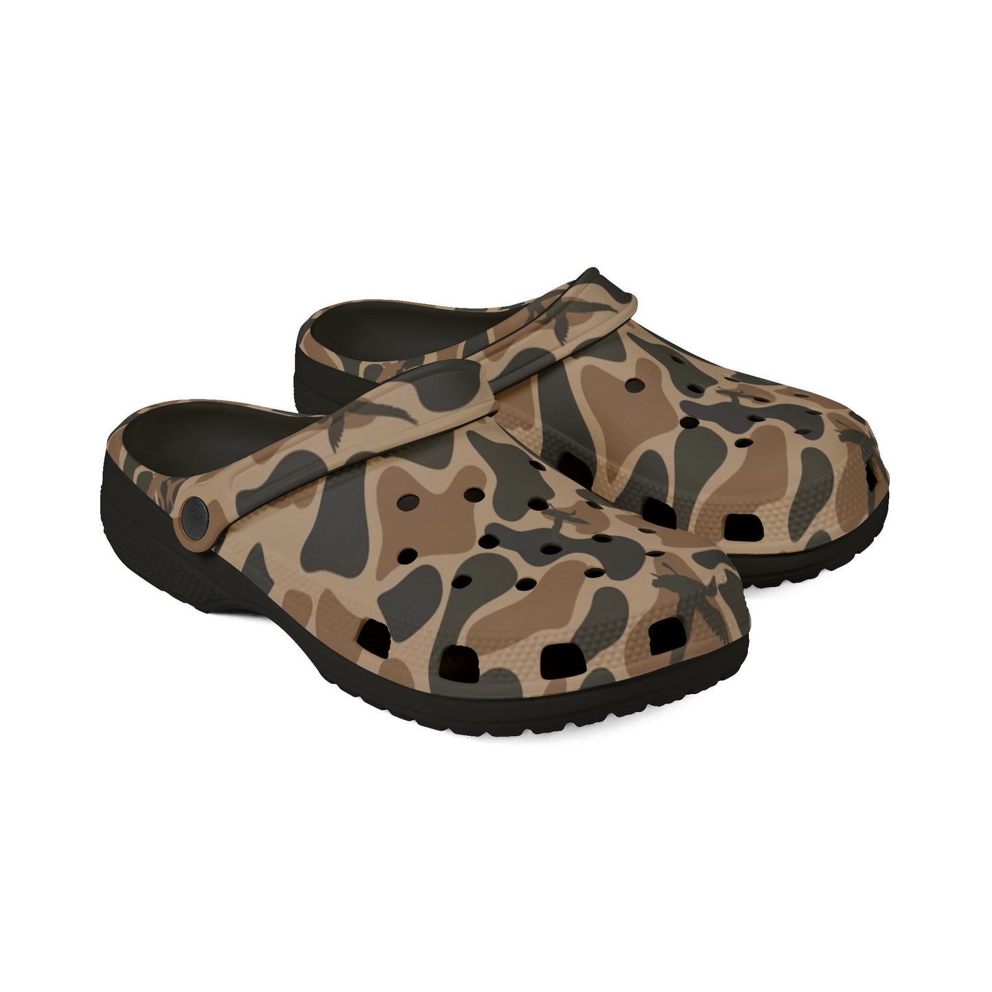 Old School Camo EVA Foam Slip-On Shoes