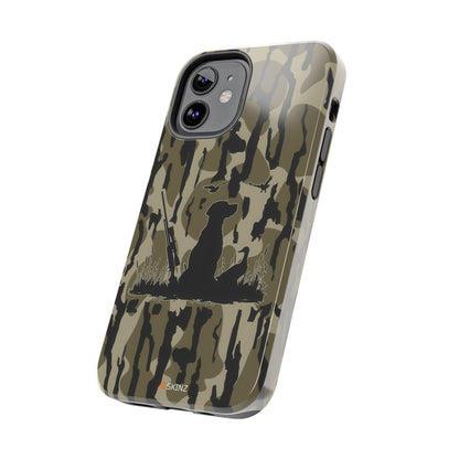 VINTAGE DUCK HUNTING CAMO TOUGH PHONE CASE – DOG HUNTER GIFT