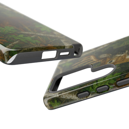 Deer Vintage Tree Camouflage Tough Phone Case