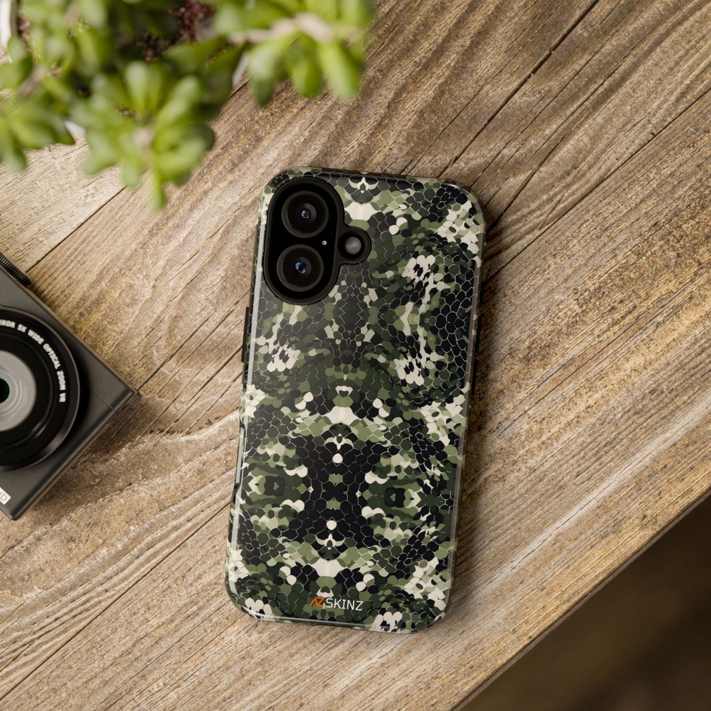 seamless camo tough phone case