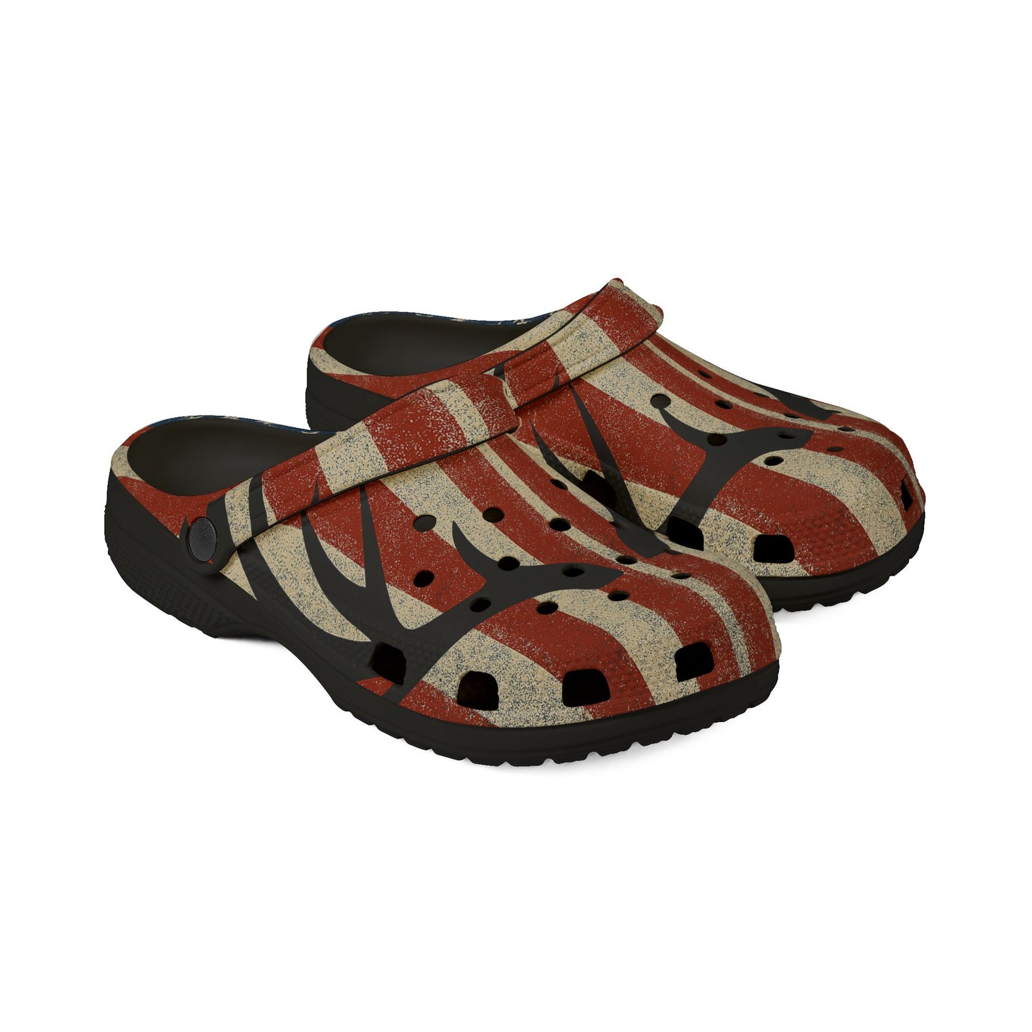 Deer Patriotic EVA Foam Rubber Shoes