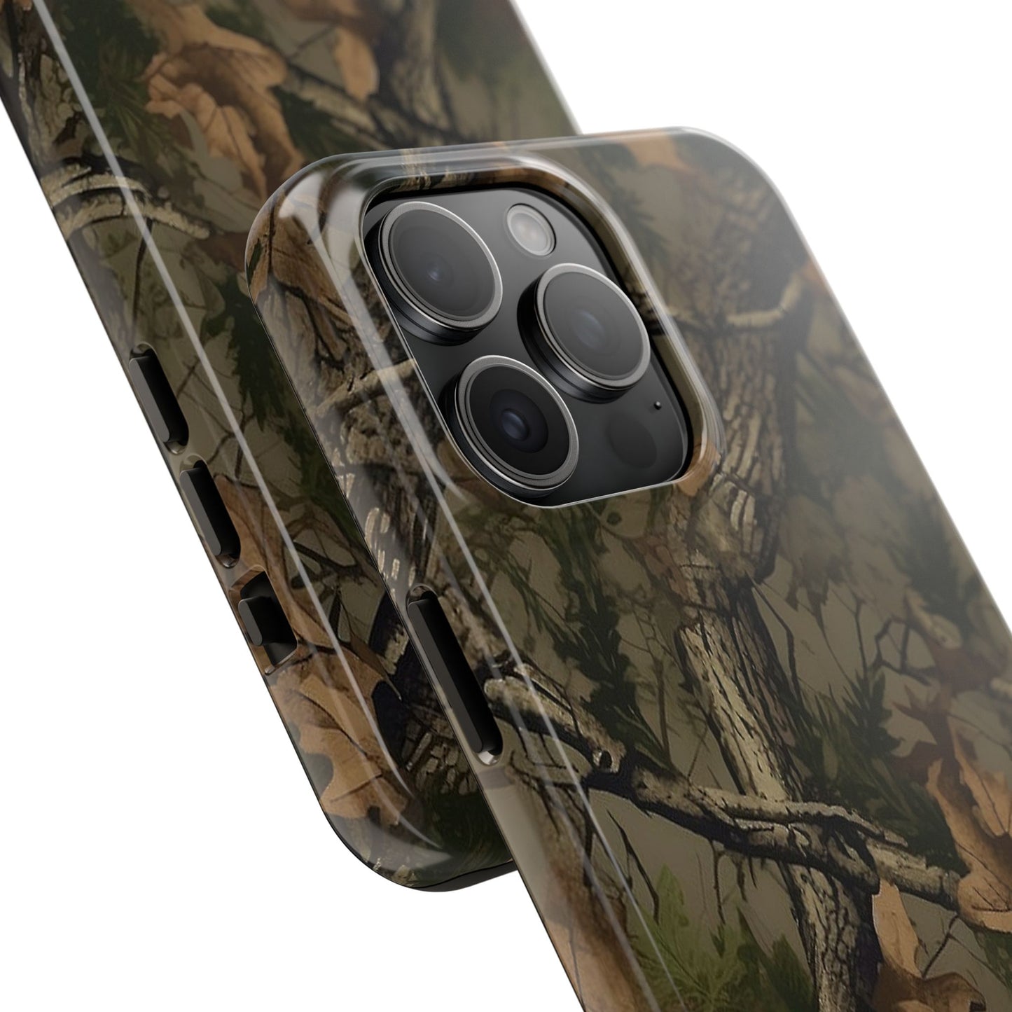 Camouflage Tree Pattern Tough Phone Case