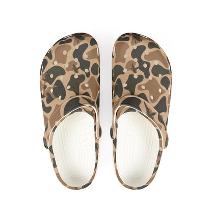 Old School Camo EVA Foam Slip-On Shoes