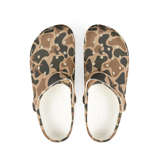 Old School Camo EVA Foam Slip-On Shoes