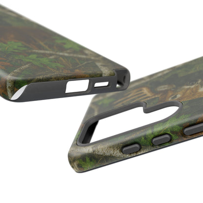 Deer Vintage Tree Camouflage Tough Phone Case
