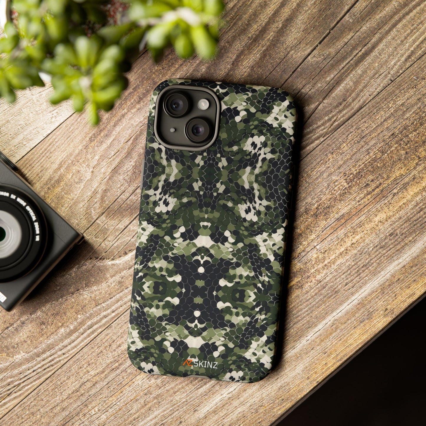 seamless camo tough phone case