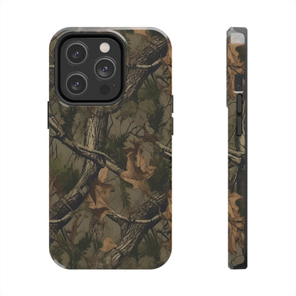 Camouflage Tree Pattern Tough Phone Case