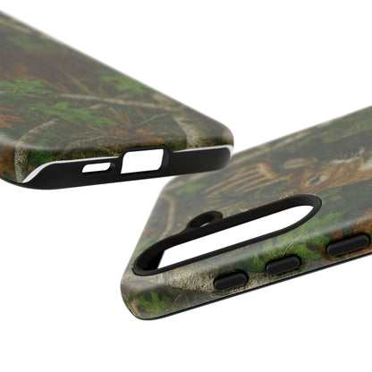 Deer Vintage Tree Camouflage Tough Phone Case