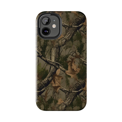 Camouflage Tree Pattern Tough Phone Case