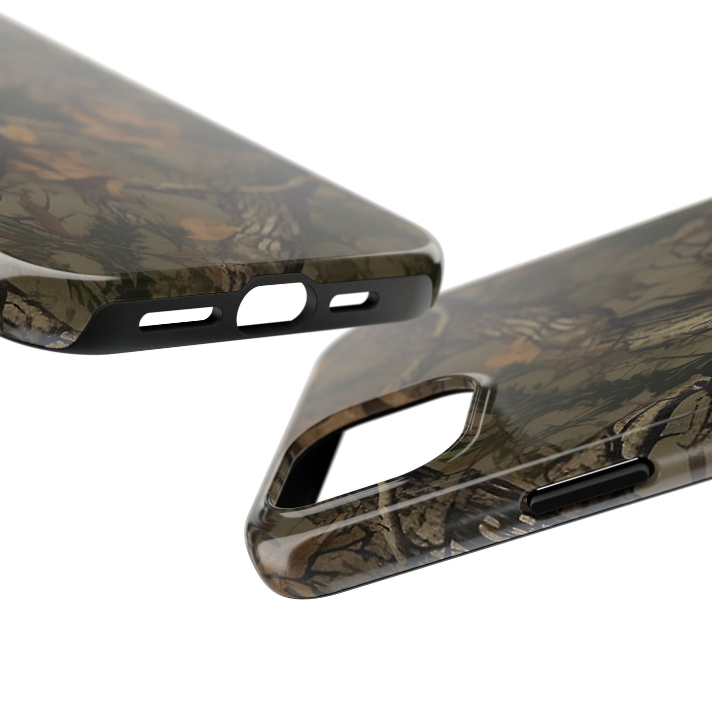 Camouflage Tree Pattern Tough Phone Case