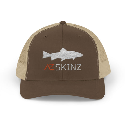 Mountain Trout Flat Brim Trucker Cap