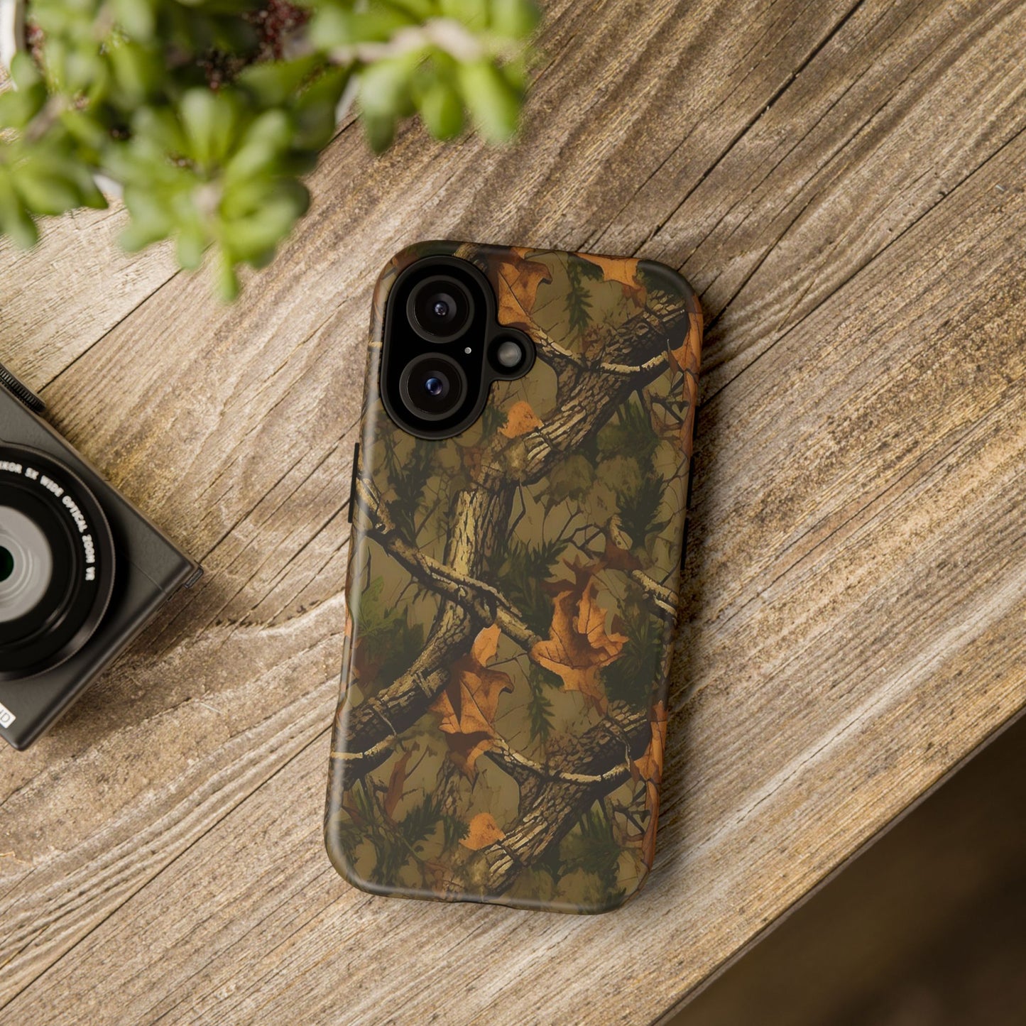 TREE CAMO HUNTING TOUGH PHONE CASE