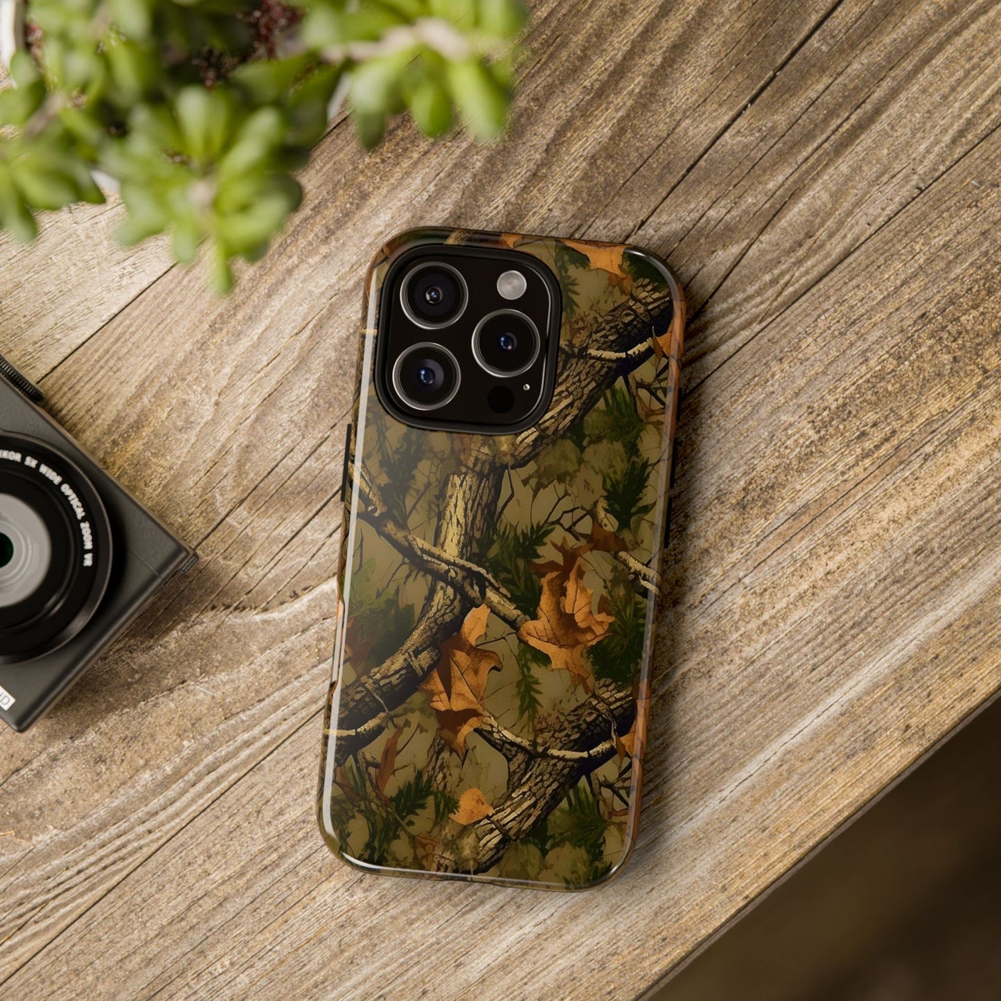TREE CAMO HUNTING TOUGH PHONE CASE