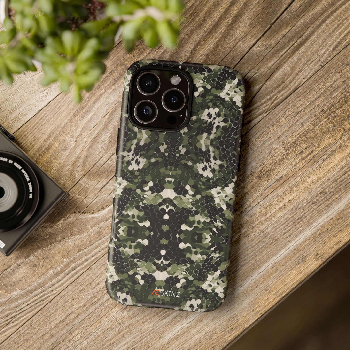 seamless camo tough phone case