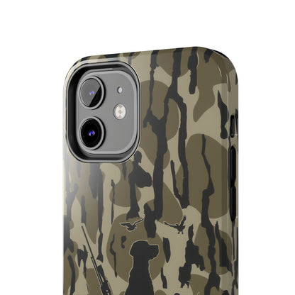 VINTAGE DUCK HUNTING CAMO TOUGH PHONE CASE – DOG HUNTER GIFT