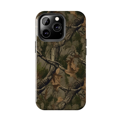 Camouflage Tree Pattern Tough Phone Case