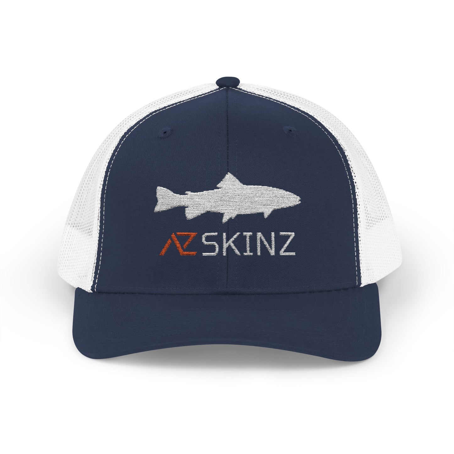 Mountain Trout Flat Brim Trucker Cap