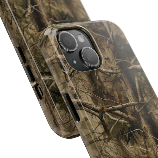 TREE CAMO TOUGH PHONE CASE