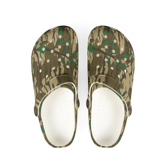 Wicked Camo Tree EVA Foam Rubber Shoes,