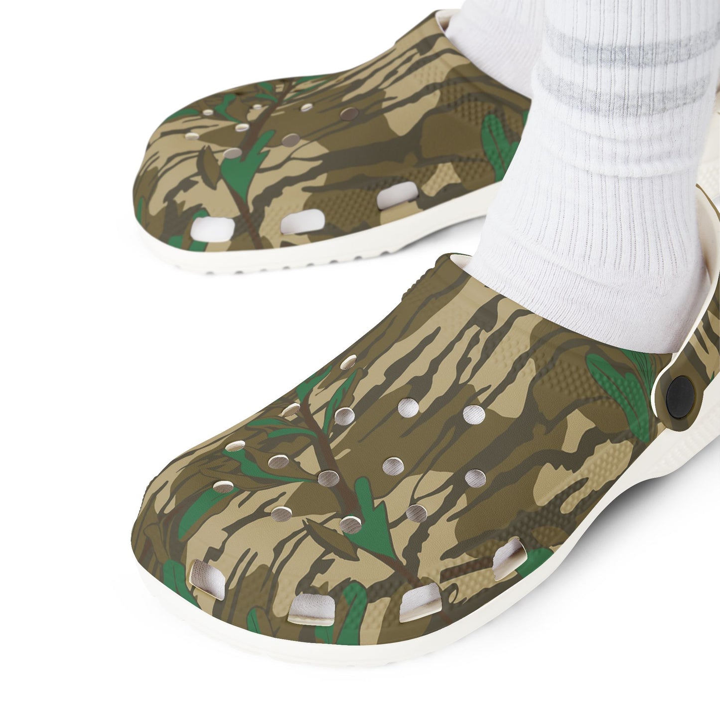 Wicked Camo Tree EVA Foam Rubber Shoes,