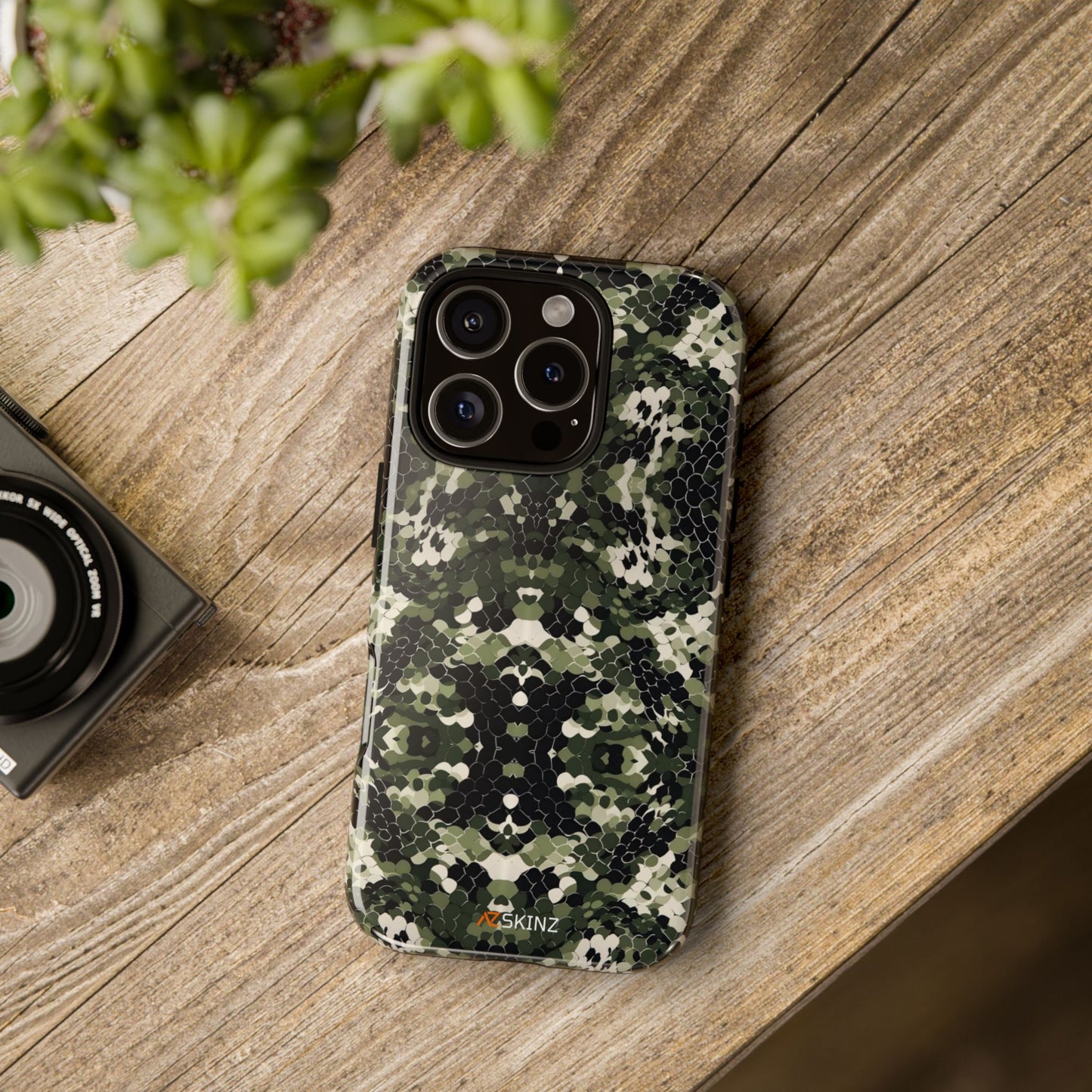 seamless camo tough phone case