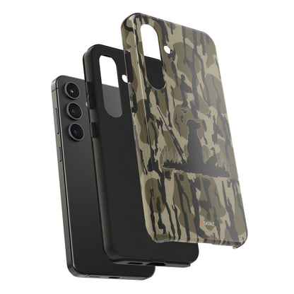 VINTAGE DUCK HUNTING CAMO TOUGH PHONE CASE – DOG HUNTER GIFT