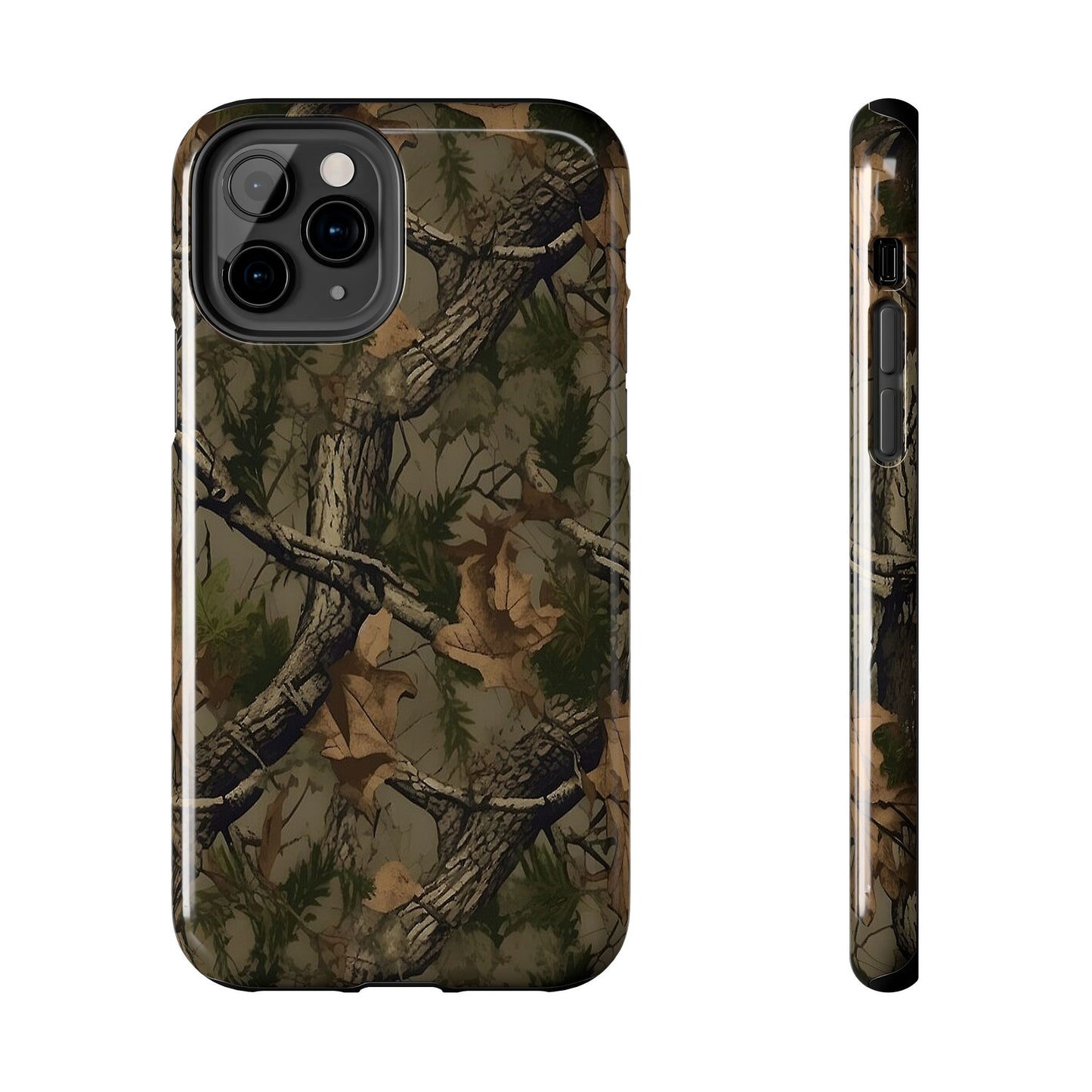 Camouflage Tree Pattern Tough Phone Case